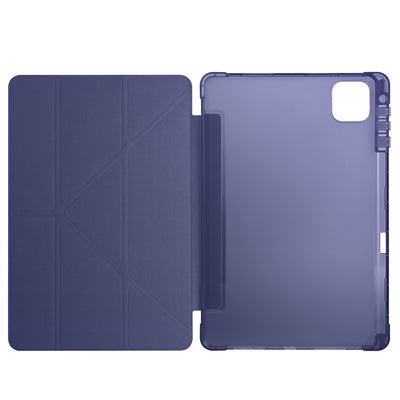 Honor Pad X9 Pro Kılıf Zore Tri Folding Kalem Bölmeli Standlı Kılıf Koyu Yeşil