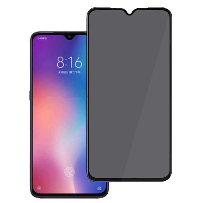 Xiaomi Redmi Note 8 Pro Zore New 5D Privacy Temperli Ekran Koruyucu