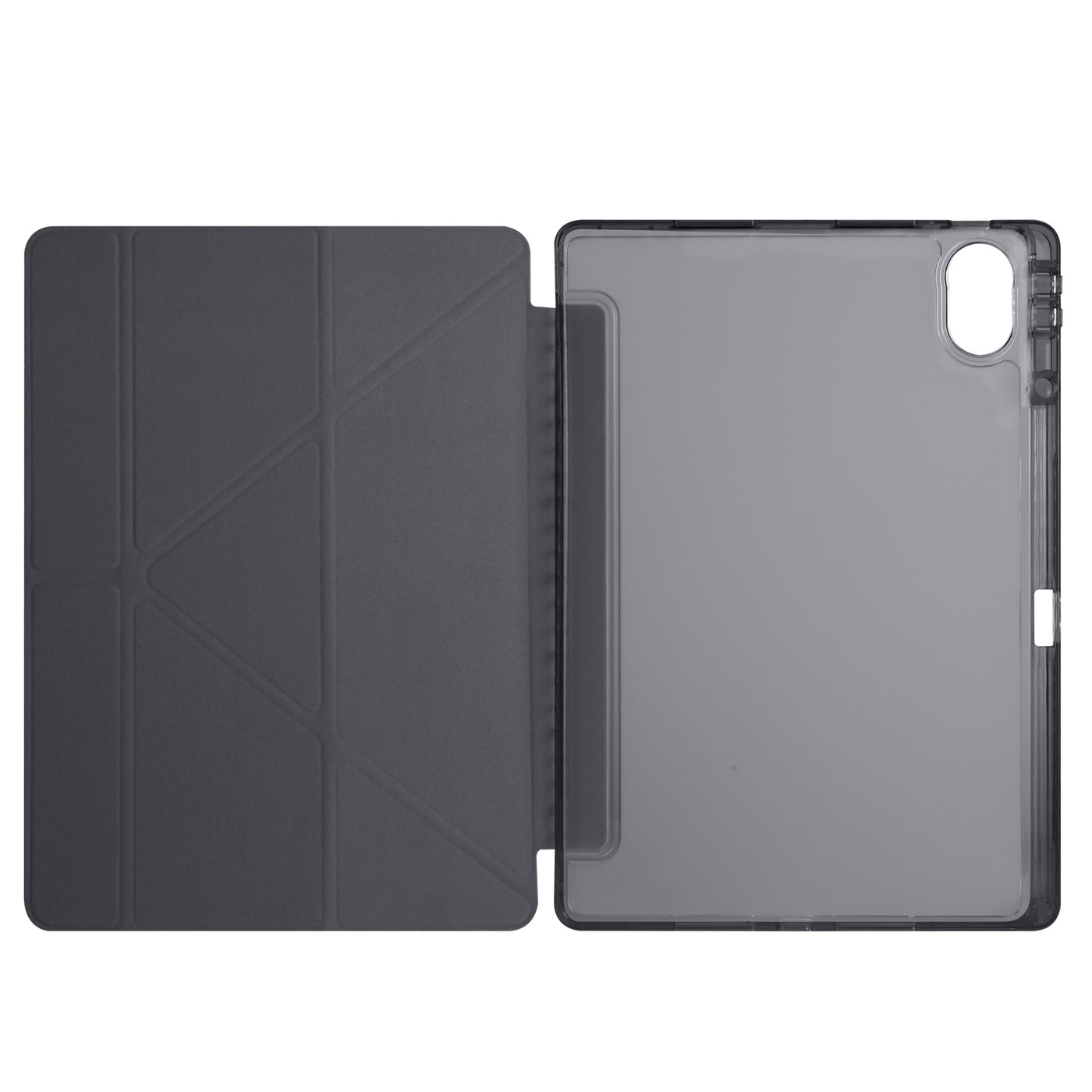 Huawei Matepad 12X Kılıf Zore Tri Folding Kalem Bölmeli Standlı Kılıf Lila