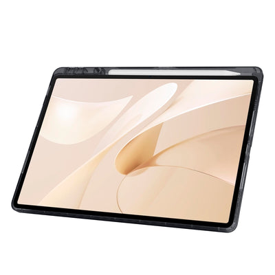 Huawei Matepad 12X Kılıf Zore Tri Folding Kalem Bölmeli Standlı Kılıf Rose Gold