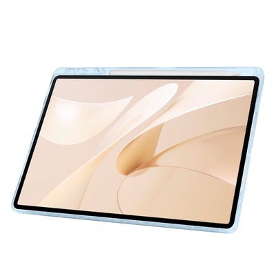 Huawei Matepad 12X Kılıf Zore Tri Folding Kalem Bölmeli Standlı Kılıf Lacivert