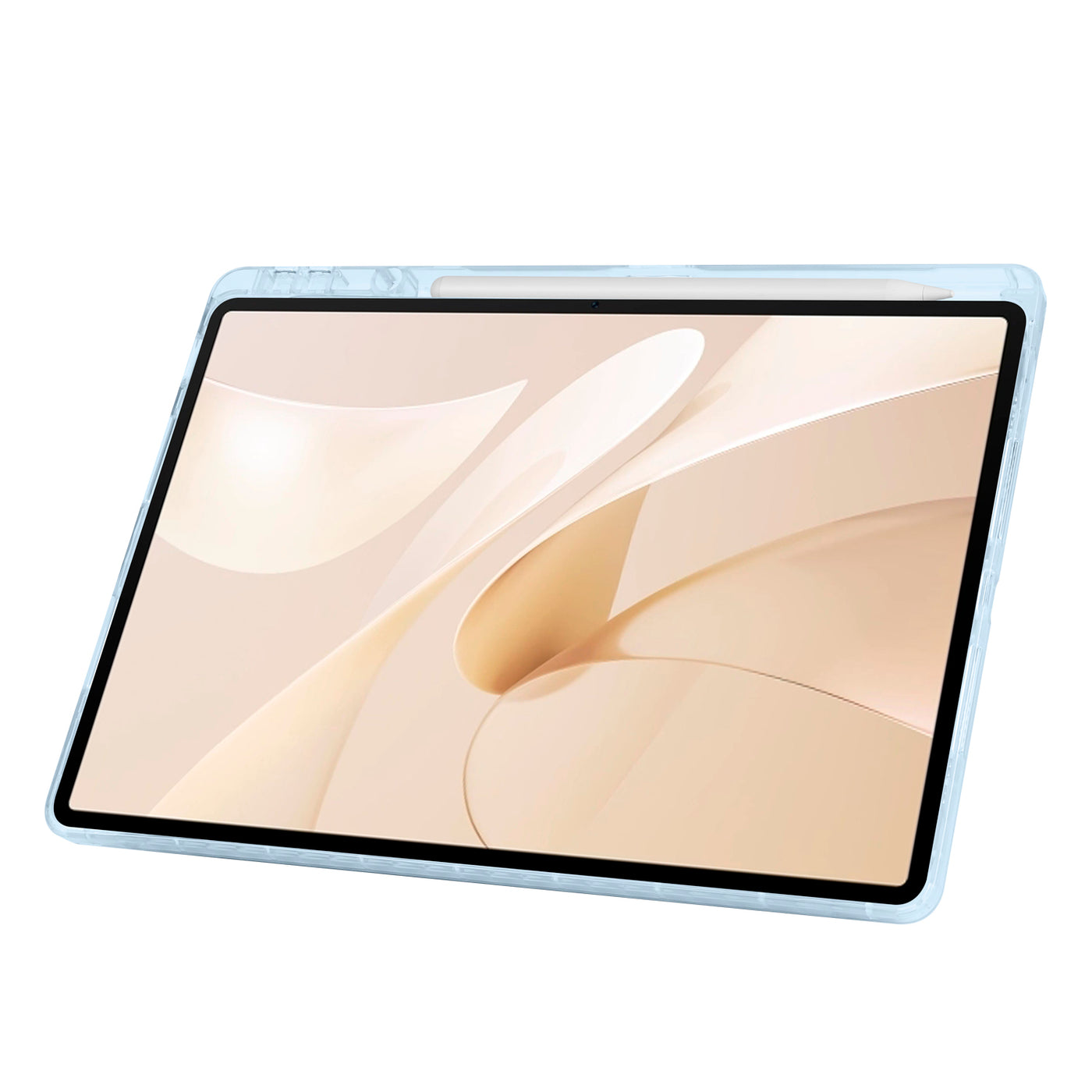 Huawei Matepad 12X Kılıf Zore Tri Folding Kalem Bölmeli Standlı Kılıf Siyah