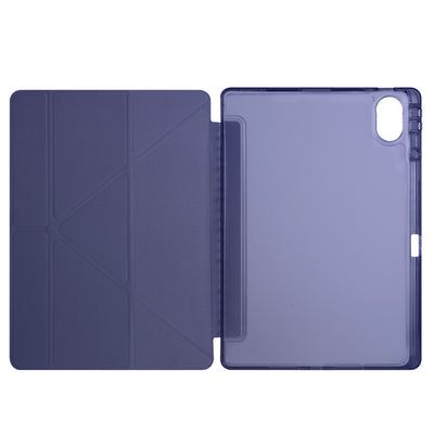 Huawei Matepad 12X Kılıf Zore Tri Folding Kalem Bölmeli Standlı Kılıf Rose Gold