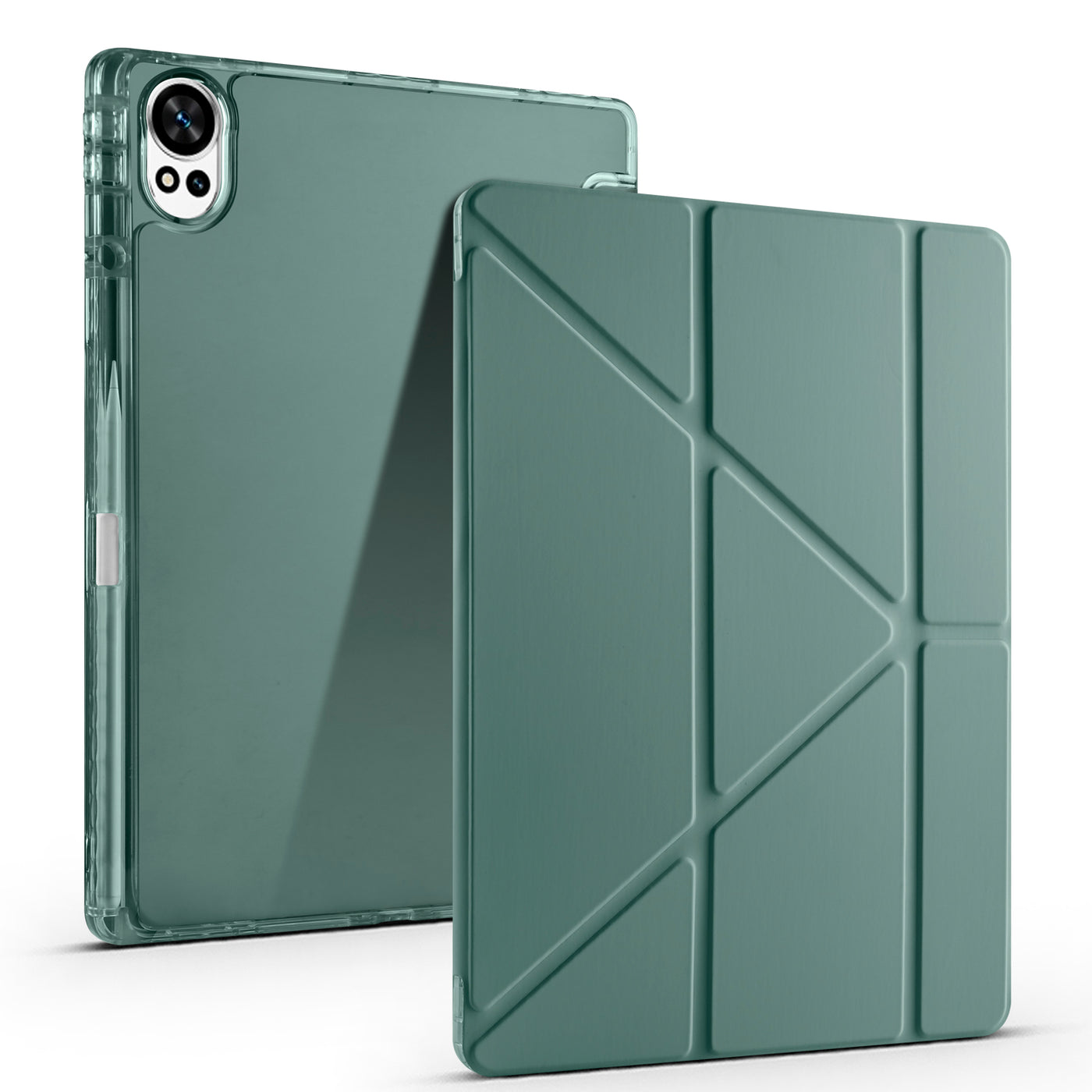 Huawei Matepad 12X Kılıf Zore Tri Folding Kalem Bölmeli Standlı Kılıf Lila