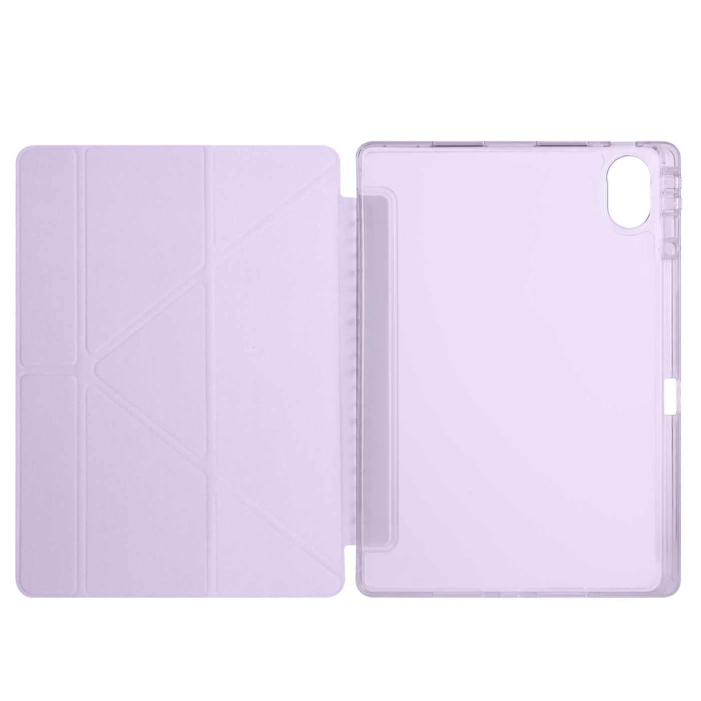 Huawei Matepad 12X Kılıf Zore Tri Folding Kalem Bölmeli Standlı Kılıf Mavi