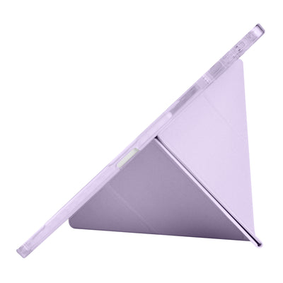 Huawei Matepad 12X Kılıf Zore Tri Folding Kalem Bölmeli Standlı Kılıf Lila