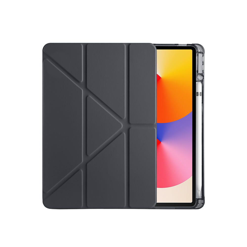 Huawei Matepad SE 11 Kılıf Zore Tri Folding Kalem Bölmeli Standlı Kılıf Mavi