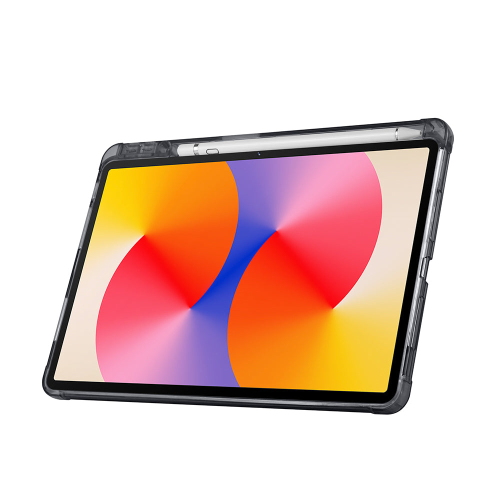 Huawei Matepad SE 11 Kılıf Zore Tri Folding Kalem Bölmeli Standlı Kılıf Siyah