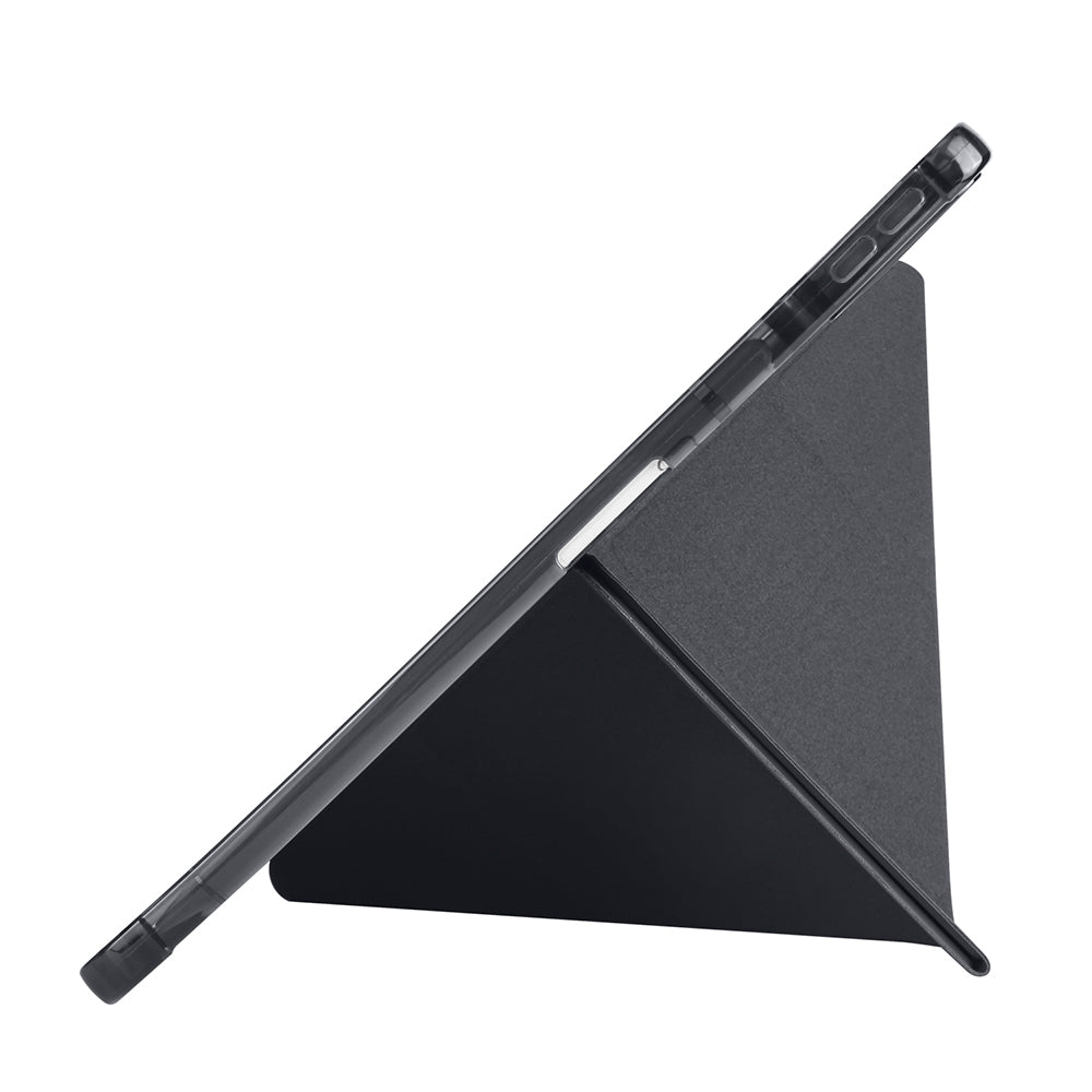 Huawei Matepad SE 11 Kılıf Zore Tri Folding Kalem Bölmeli Standlı Kılıf Siyah