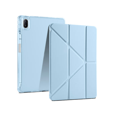 Huawei Matepad SE 11 Kılıf Zore Tri Folding Kalem Bölmeli Standlı Kılıf Siyah