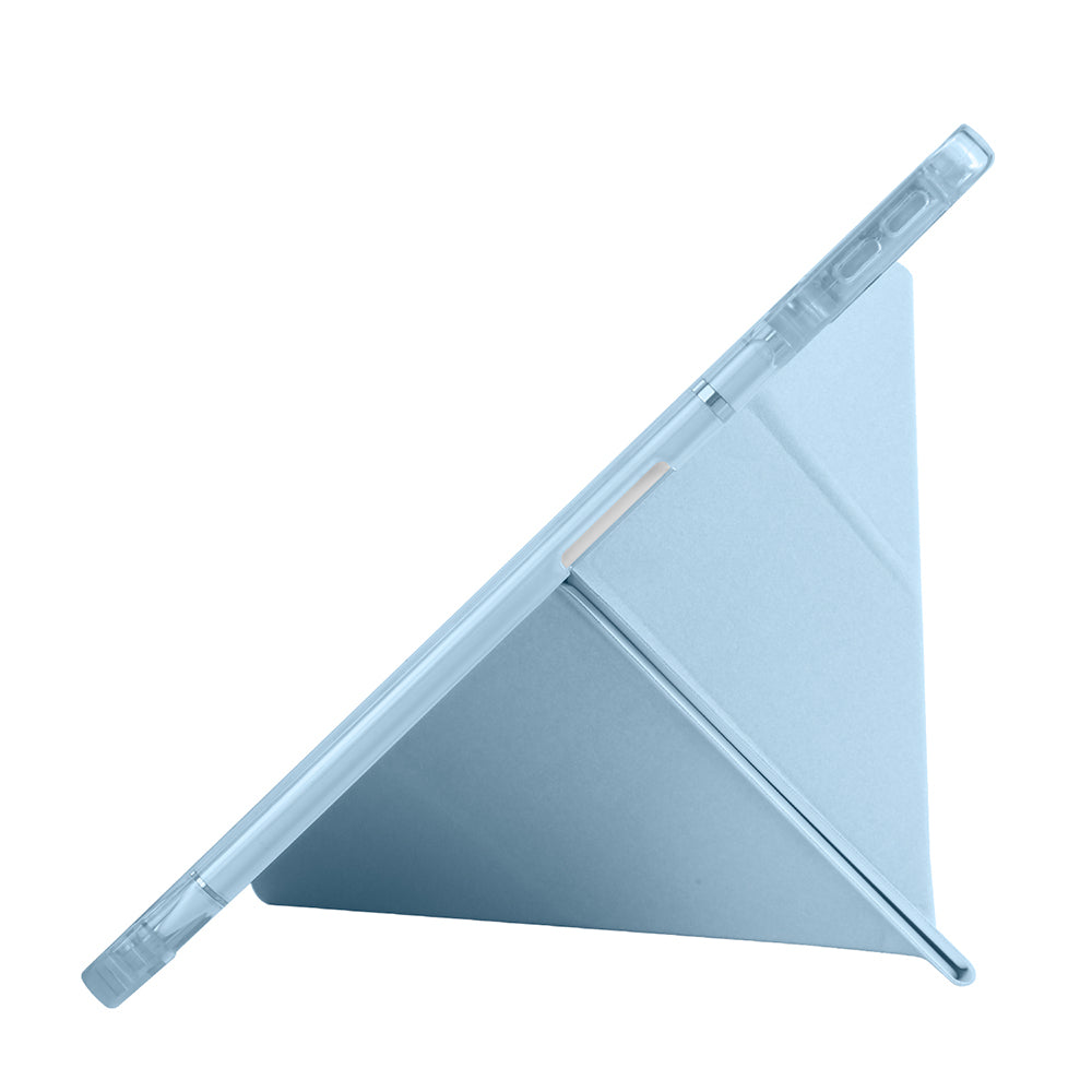 Huawei Matepad SE 11 Kılıf Zore Tri Folding Kalem Bölmeli Standlı Kılıf Koyu Yeşil