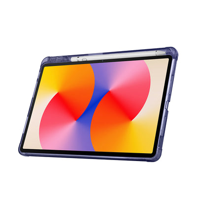 Huawei Matepad SE 11 Kılıf Zore Tri Folding Kalem Bölmeli Standlı Kılıf Mavi