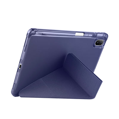 Huawei Matepad SE 11 Kılıf Zore Tri Folding Kalem Bölmeli Standlı Kılıf Koyu Yeşil