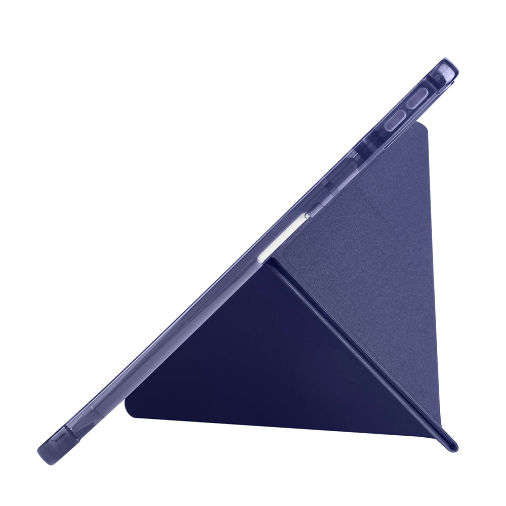 Huawei Matepad SE 11 Kılıf Zore Tri Folding Kalem Bölmeli Standlı Kılıf Rose Gold