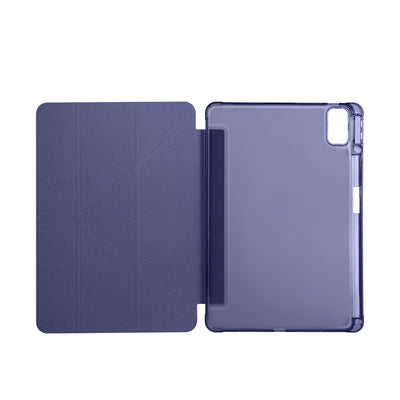 Huawei Matepad SE 11 Kılıf Zore Tri Folding Kalem Bölmeli Standlı Kılıf Lila