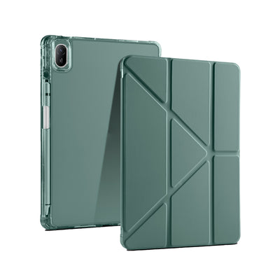 Huawei Matepad SE 11 Kılıf Zore Tri Folding Kalem Bölmeli Standlı Kılıf Lacivert