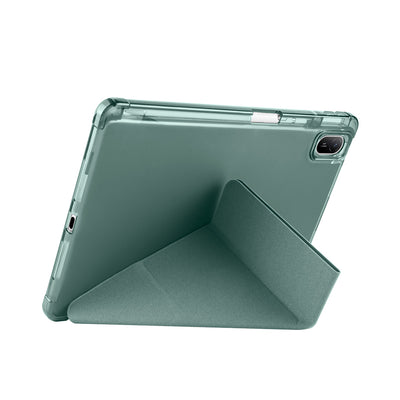 Huawei Matepad SE 11 Kılıf Zore Tri Folding Kalem Bölmeli Standlı Kılıf Rose Gold