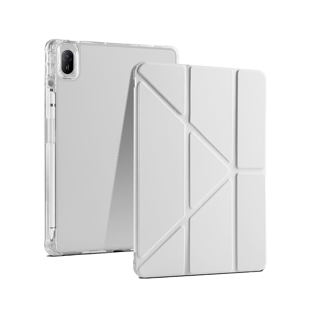 Huawei Matepad SE 11 Kılıf Zore Tri Folding Kalem Bölmeli Standlı Kılıf Siyah