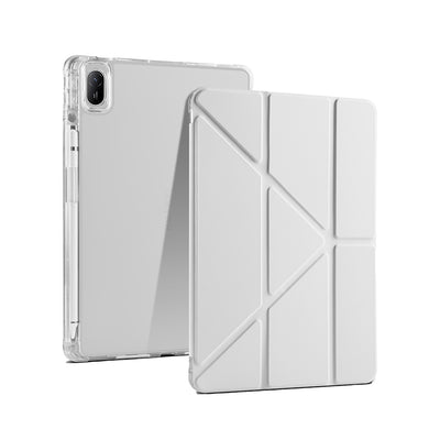 Huawei Matepad SE 11 Kılıf Zore Tri Folding Kalem Bölmeli Standlı Kılıf Koyu Yeşil