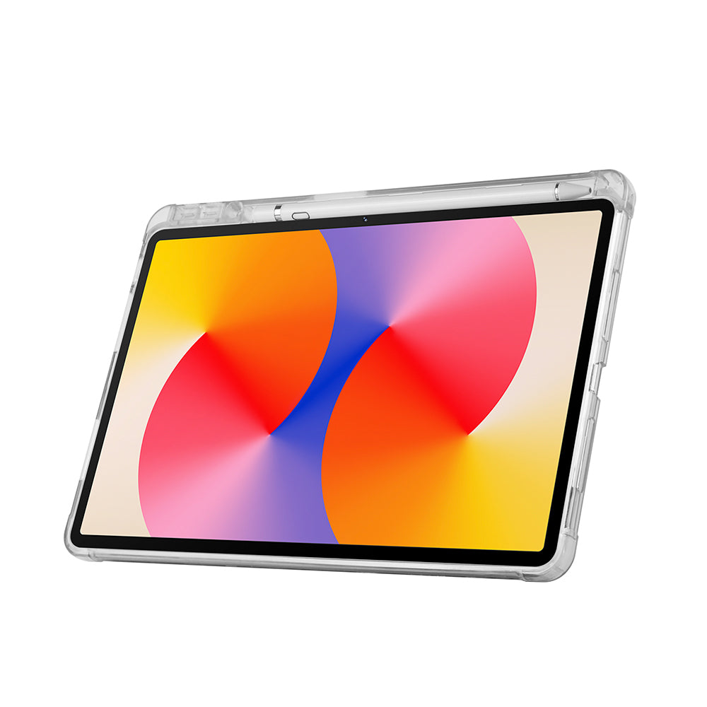 Huawei Matepad SE 11 Kılıf Zore Tri Folding Kalem Bölmeli Standlı Kılıf Rose Gold