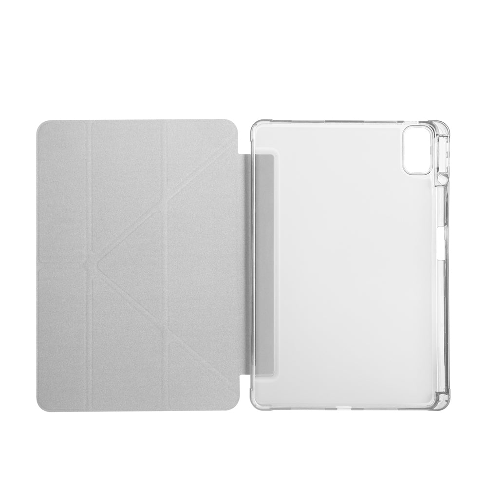 Huawei Matepad SE 11 Kılıf Zore Tri Folding Kalem Bölmeli Standlı Kılıf Lila