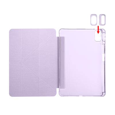 Huawei Matepad SE 11 Kılıf Zore Tri Folding Kalem Bölmeli Standlı Kılıf Mavi