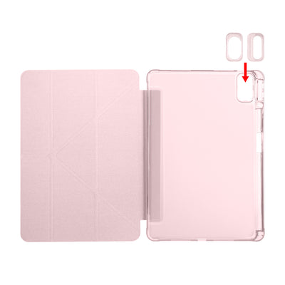 Huawei Matepad SE 11 Kılıf Zore Tri Folding Kalem Bölmeli Standlı Kılıf Lila