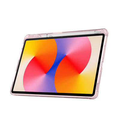 Huawei Matepad SE 11 Kılıf Zore Tri Folding Kalem Bölmeli Standlı Kılıf Rose Gold