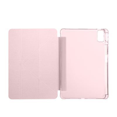 Huawei Matepad SE 11 Kılıf Zore Tri Folding Kalem Bölmeli Standlı Kılıf Koyu Yeşil