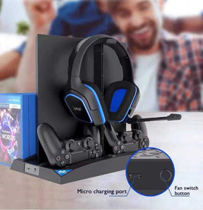 iPega PG-P4009 Playstation 4 Şarj İstasyonu ve Kulaklık Standı