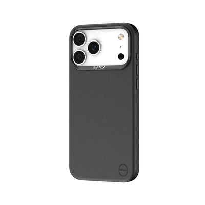 iPhone 17 Pro Kılıf M-Safe Şarj Özellikli Polimerik Deri Raptic Urban Nano Kapak Beyaz