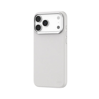 iPhone 17 Pro Max Kılıf M-Safe Şarj Özellikli Polimerik Deri Raptic Urban Nano Kapak Beyaz