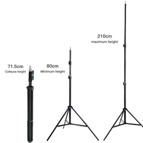 Jmary MT-75 Tripod 3 Kademeli Yükseklik Ayarlı Katlanabilir Kompakt Tasarım 210 cm