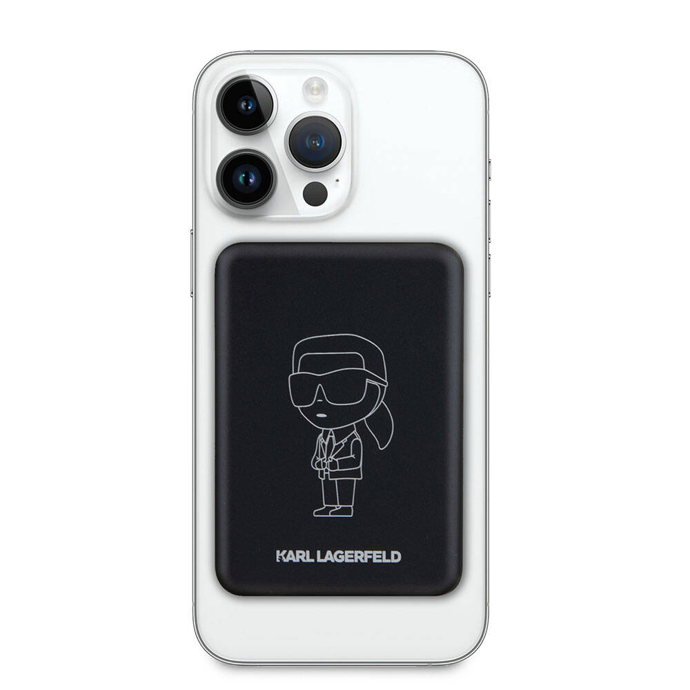 Karl Lagerfeld Led Işıklı Göstergeli M-safe Magnetik Orjinal Lisanslı Powerbank 5000 Mah
