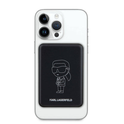 Karl Lagerfeld Led Işıklı Göstergeli M-safe Magnetik Orjinal Lisanslı Powerbank 5000 Mah