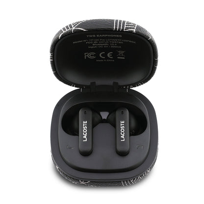 Lacoste Orjinal Lisanslı ANC/ENC Monogram Desenli TWS Kulak İçi Bluetooth Kulaklık v5.4