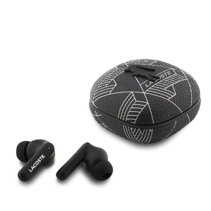 Lacoste Orjinal Lisanslı ANC/ENC Monogram Desenli TWS Kulak İçi Bluetooth Kulaklık v5.4