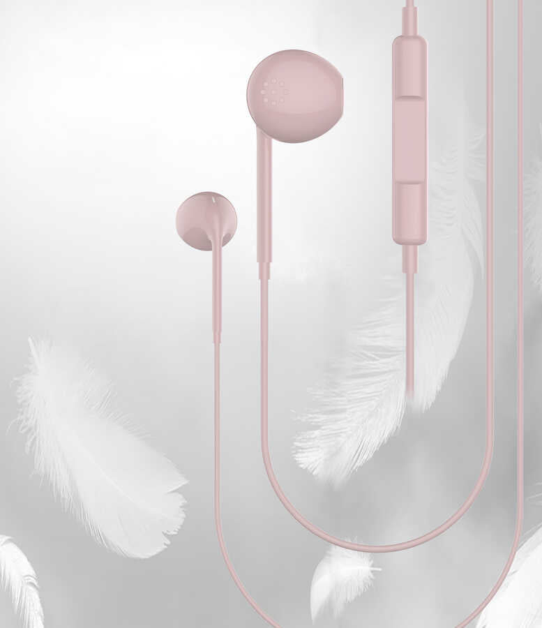 Lapas A2 Plus 3.5mm Kulaklık Pembe