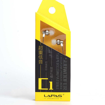 Lapas C1 3.5mm Kulaklık Füme