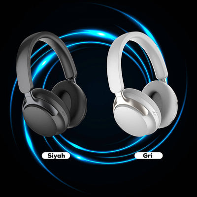 Lapas LP-HD001 ANC Özellikli Kulak Üstü Bluetooth v5.4 Kulaklık Krem