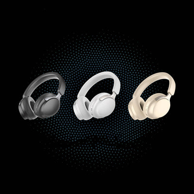 Lapas LP-HD001 ANC Özellikli Kulak Üstü Bluetooth v5.4 Kulaklık Krem