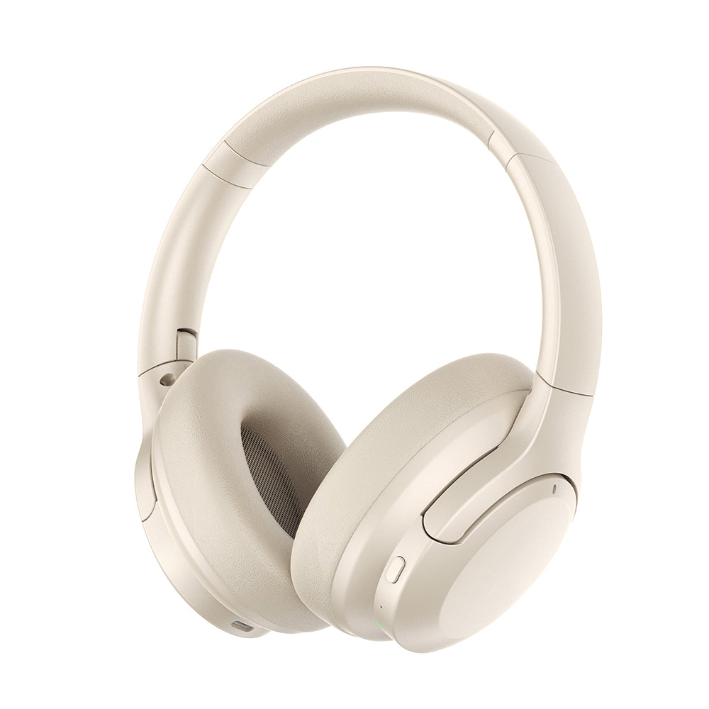 Lapas LP-HD002 Ayarlanabilir ANC Aktif Gürültü Önleyicili Kulak Üstü Bluetooth Kulaklık Krem