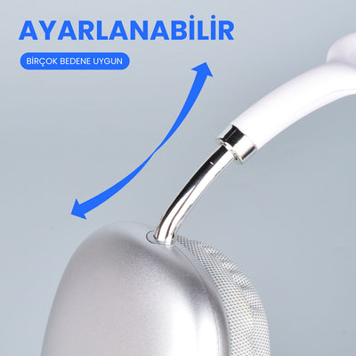 Lapas P10 Hi-Fi Ses Kalitesi Ayarlanabilir ve Katlanabilir Kulak Üstü Bluetooth Kulaklık Yeşil