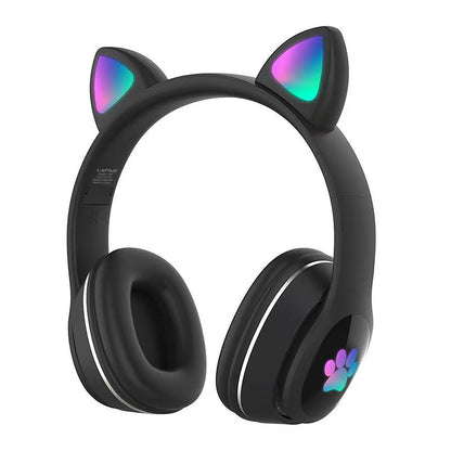 Lapas P40 Kedi Kulaklı Tasarımlı RGB Işıklı Bluetooth Kulaklık