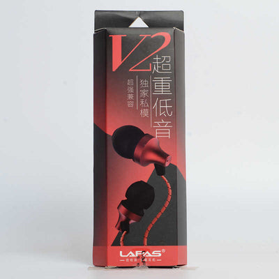 Lapas V2 3.5mm Kulaklık Kırmızı