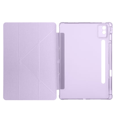 Lenovo Idea Tab Pro 12.7 TB-373FU Kılıf Zore Tri Folding Kalem Bölmeli Standlı Kılıf Rose Gold