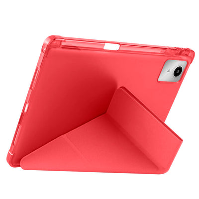 Lenovo M11 TB-330FU Kılıf Zore Tri Folding Kalem Bölmeli Standlı Kılıf Lacivert