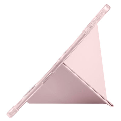 Lenovo M11 TB-330FU Kılıf Zore Tri Folding Kalem Bölmeli Standlı Kılıf Rose Gold