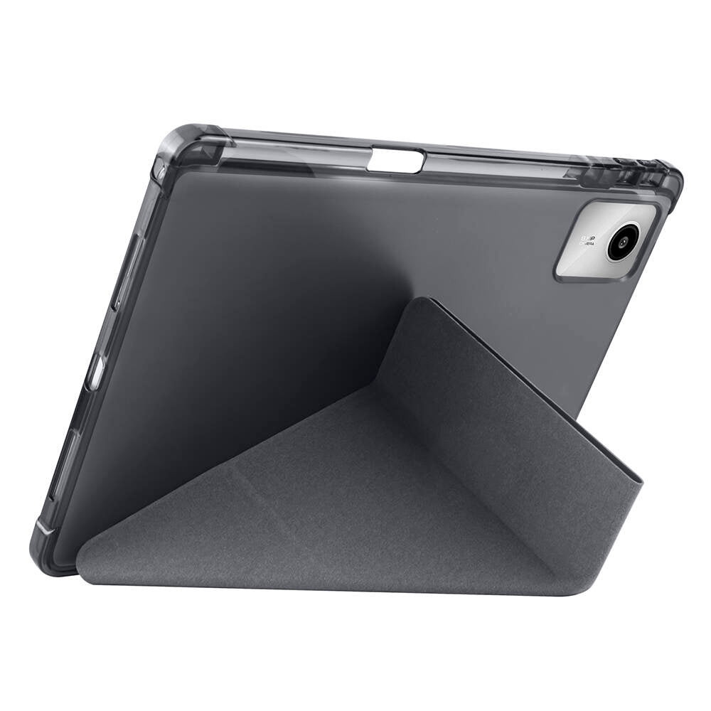 Lenovo M11 TB-330FU Kılıf Zore Tri Folding Kalem Bölmeli Standlı Kılıf Koyu Yeşil