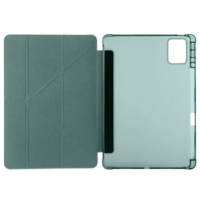 Lenovo M11 TB-330FU Kılıf Zore Tri Folding Kalem Bölmeli Standlı Kılıf Lacivert